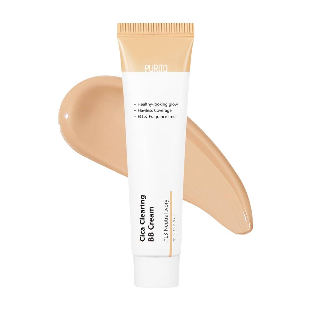 Purito - Cica Clearing BB Cream #13 Neutral Ivory 1 Fl.Oz 30ml - Vegan