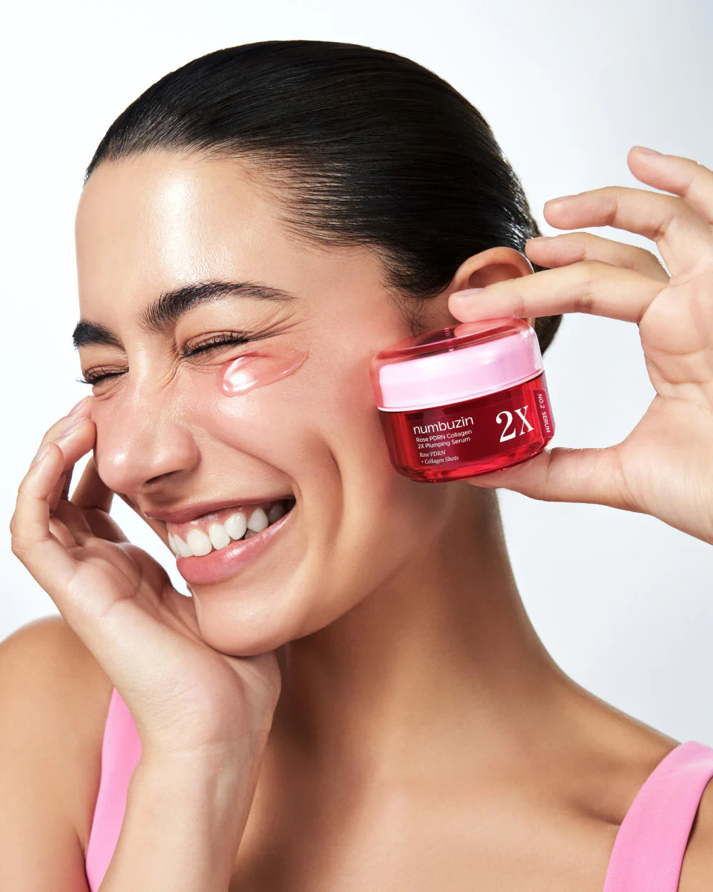 Numbuzin – No.2 Rose PDRN Collagen 2X Plumping Serum, 30ml