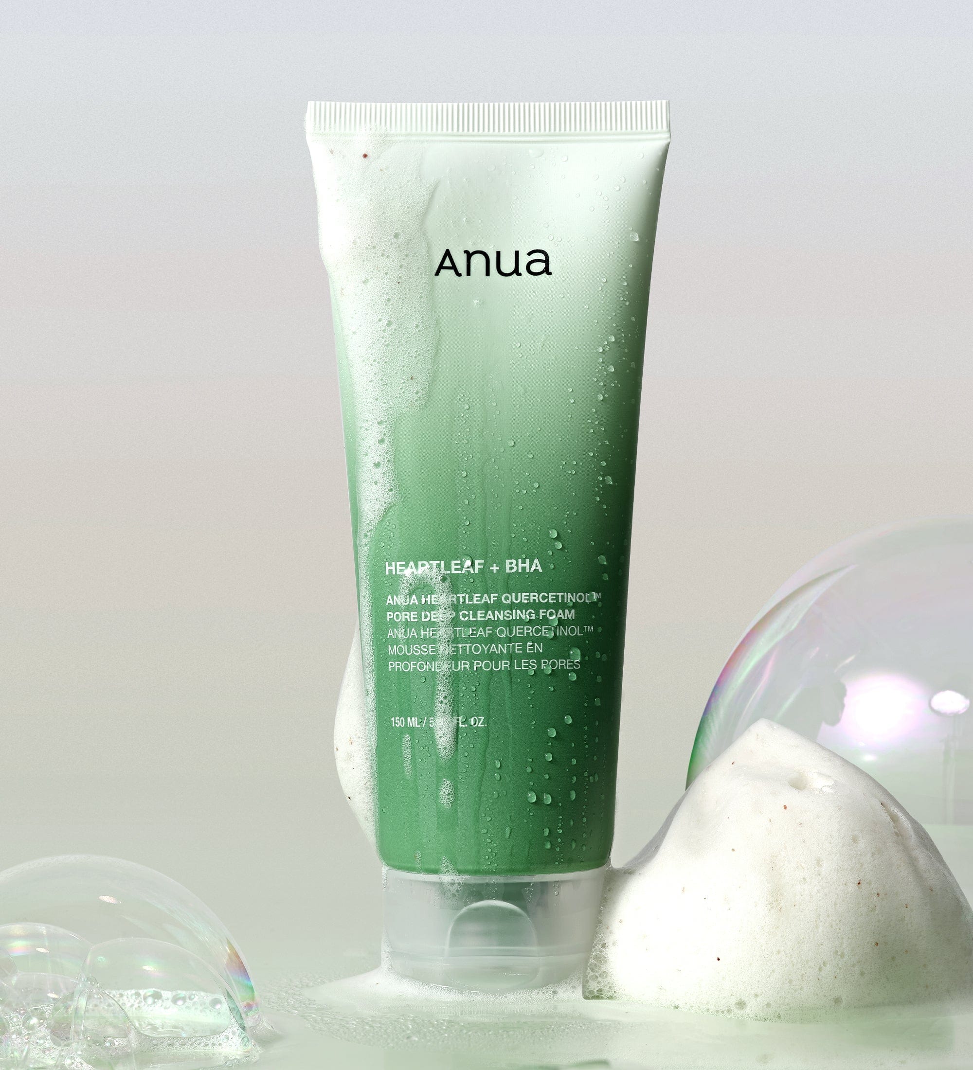 Anua heartleaf quercetinol pore deep cleansing foam 150ml