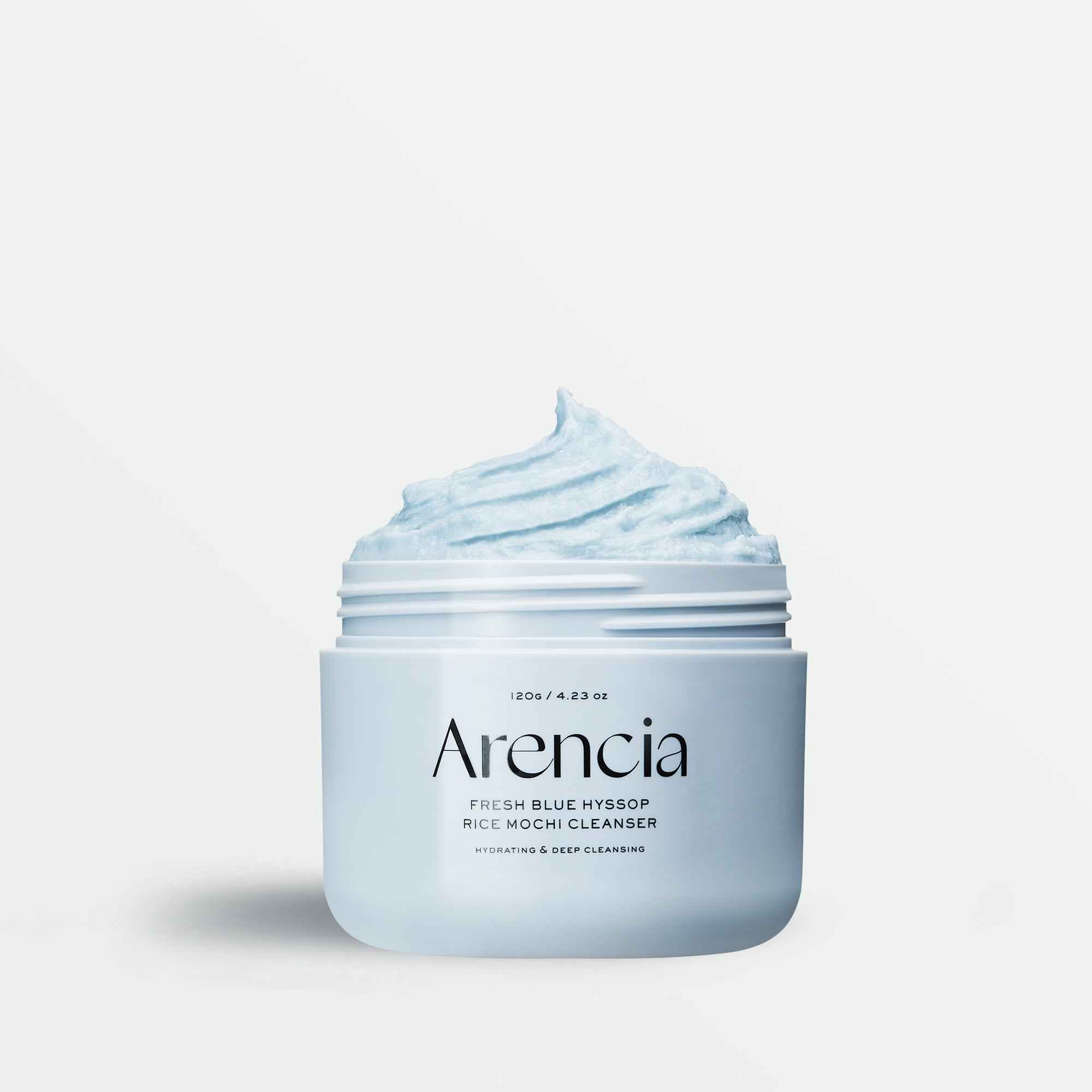 Arencia – Fresh Blue Hyssop Rice Mochi Cleanser, 120 g