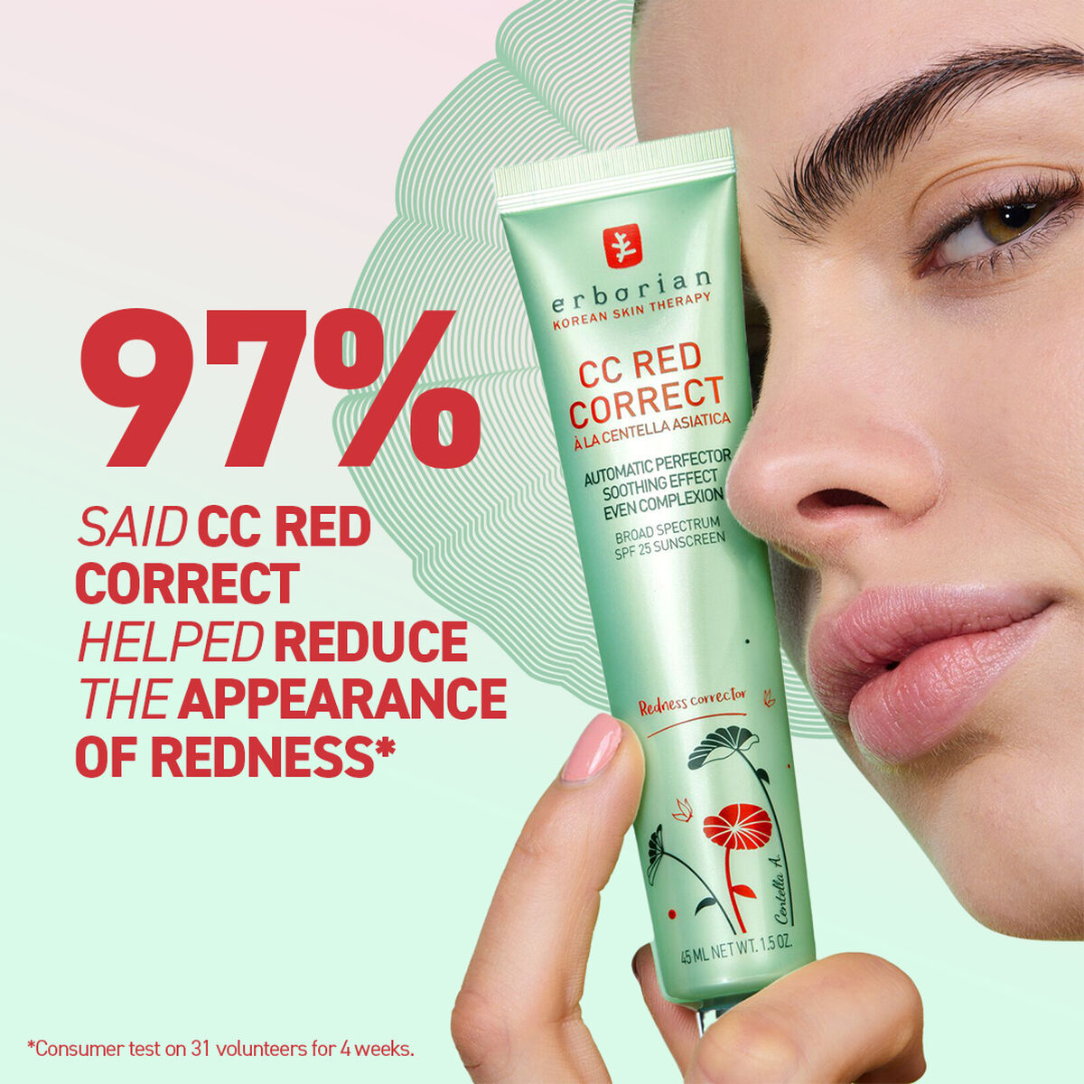 Eeborian CC Red Correct - Anti redness cream
