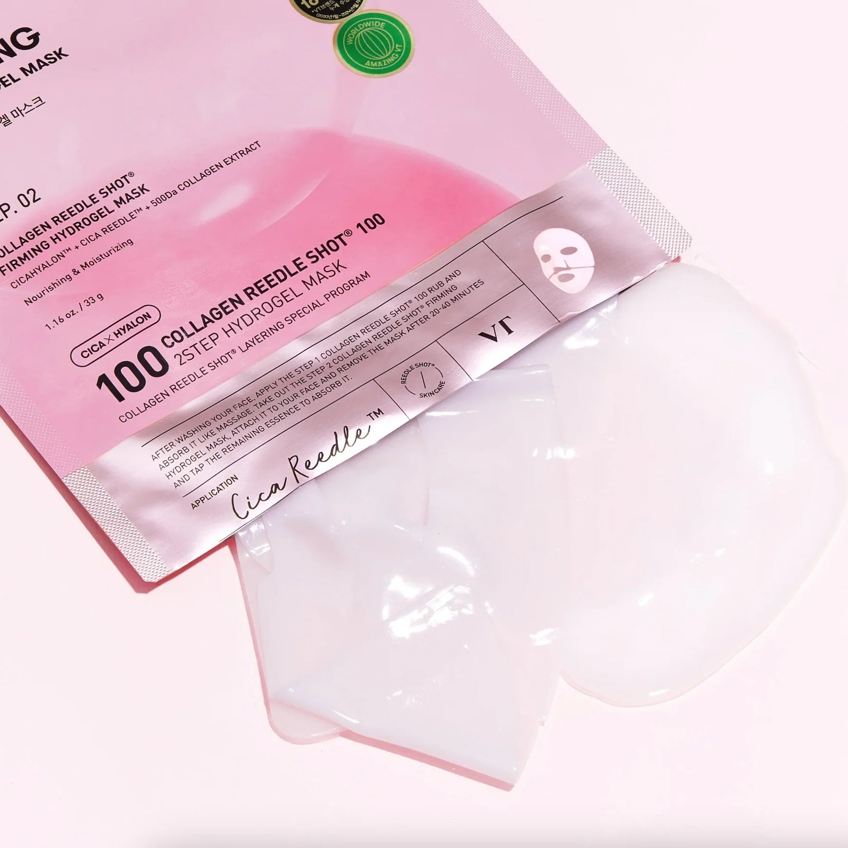 VT Cosmetics – Collagen Reedle Shot 100 2-Step Hydrogel Mask