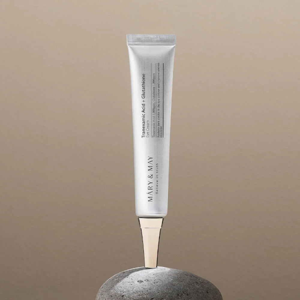 Mary&May – Crema contorno occhi con acido tranexamico + glutatione, 30 ml