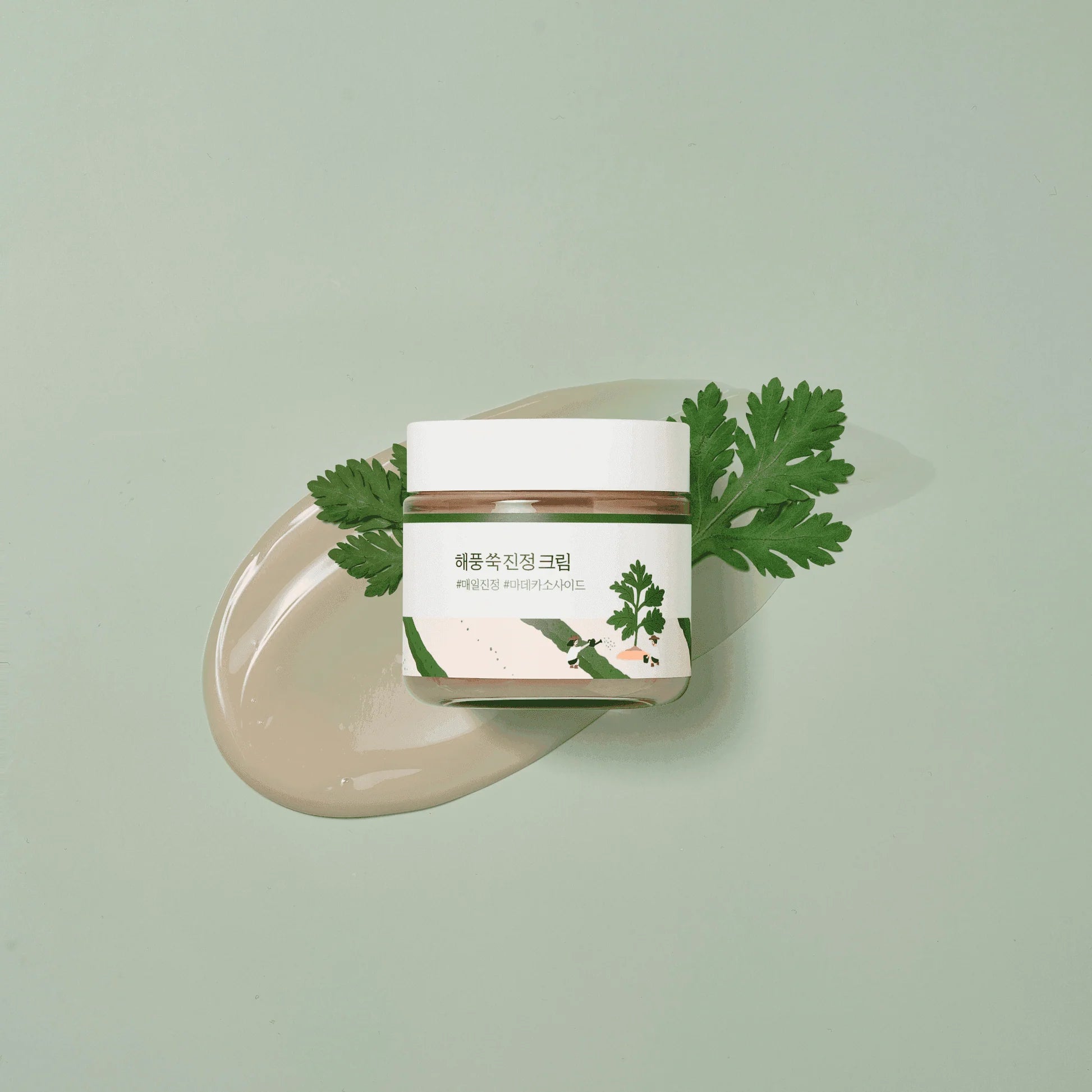 ROUND LAB - Mugwort Calming Cream 80ml