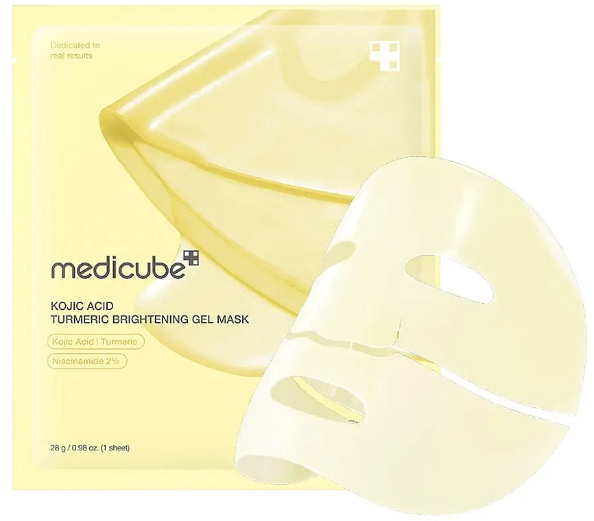 MEDICUBE Kojic Acid Turmeric Brightening Gel Mask, 28g